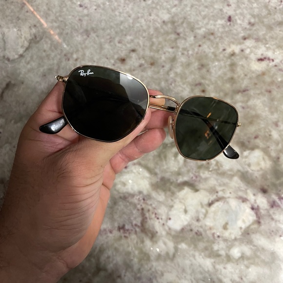 RayBan Hexagonal RB 3548-N Sunglasses - Picture 3 of 12